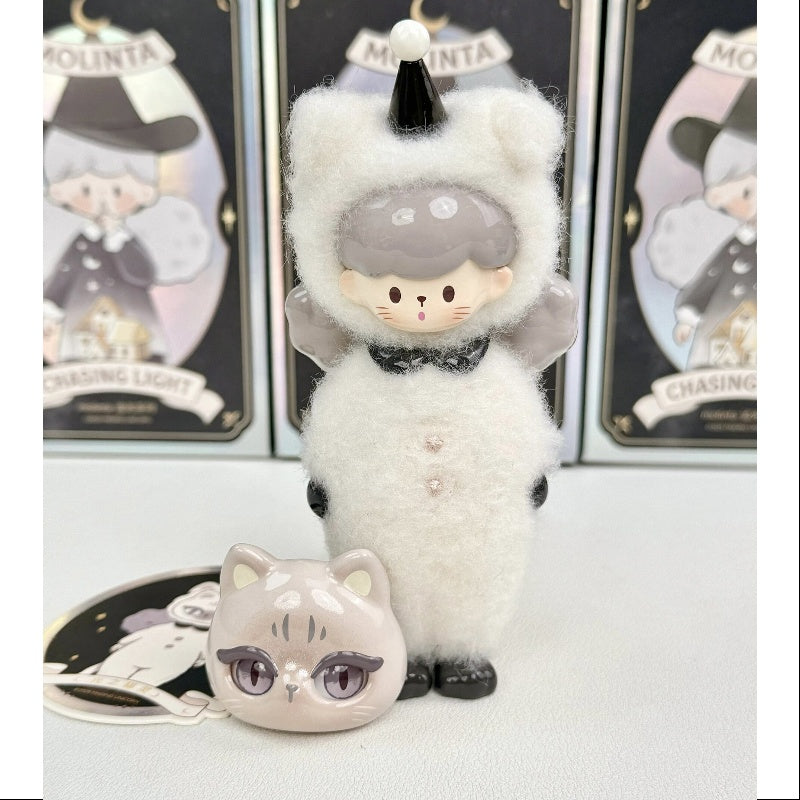 FINDINGUNICORN×Molinta Chasing Light 猫2体 Molinta Chasing Light Series White Cat – TOYSEZ