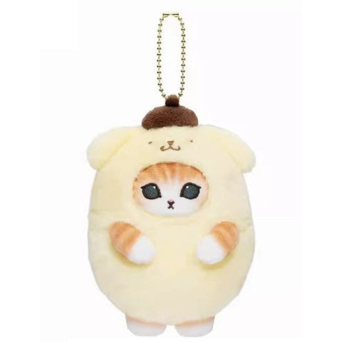 Mofusand × Sanrio Mini Plush Keychain Series: Pompompurin (Confirmed Style)
