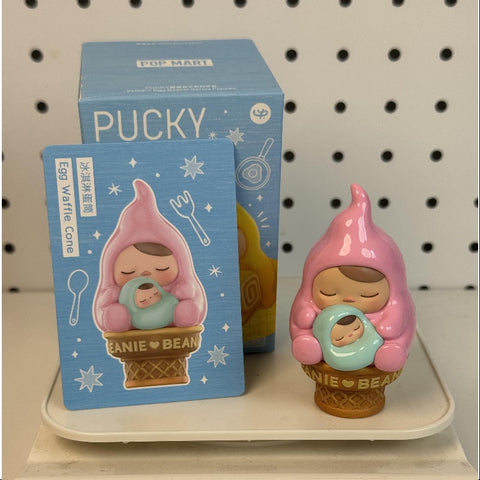 PUCKY Egg Beanie Series Egg Waffle Cone