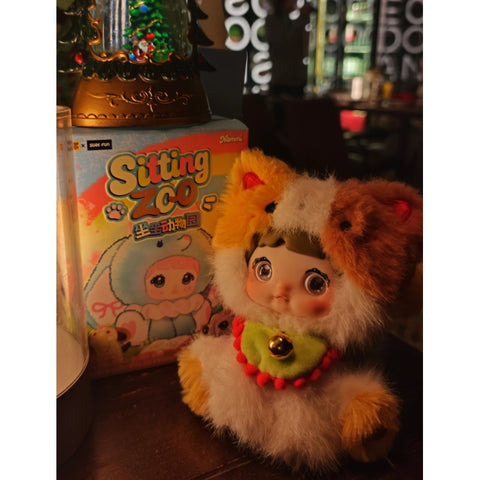 Nommi Sitting Zoo Vinyl Plush Pendant Series: Fortune Cat Puff (Secret Edition) | TOYSEZ Data