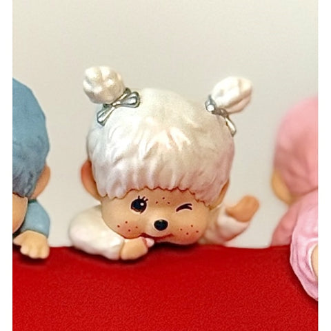 Monchhichi Hippers Colors Wink Blind Box Series: Pearl White (Secret, 1/144)
