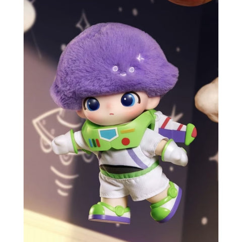 DIMOO WORLD × PIXAR Vinyl Plush Pendant Blind Box Series: Buzz Lightyear (Secret, 1/72)