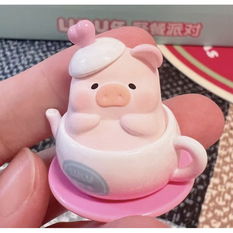 LuLu the Piggy Picnic Party Mini Bean Blind Bag Series: Teapot (Secret, 1/36)