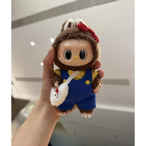 Labubu The Monsters Hello Kitty and Friends Vinyl Plush Pendant Blind Box Series: Classic Hello Kitty (Secret, 1/72)