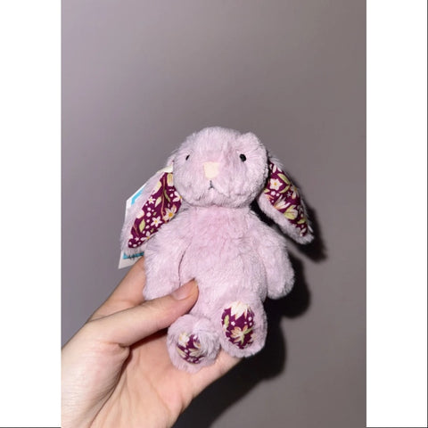 Thistlepop Blossom Luxe Bunny 2025 Shanghai Jellycat Plush Bag Charm