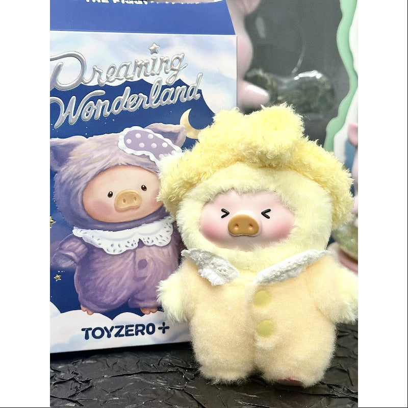 LuLu the Piggy Dreaming Wonderland PVC Plush Keychain Series Whole Set Opened