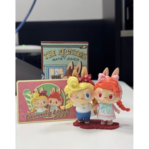 Labubu The Monsters Hair Salon Blind Box Series: Twinning Looks (Secret, 1/144)
