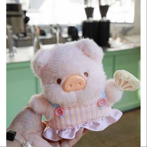 LuLu the Piggy Come & Play Plush Keychain Series Spin around