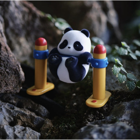 Panda Roll Playful Journal Series Panda On Parallel Bars