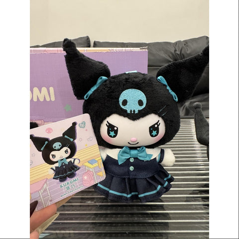 Kuromi School Life Vinyl Plush Pendant Series Mint Chocolate