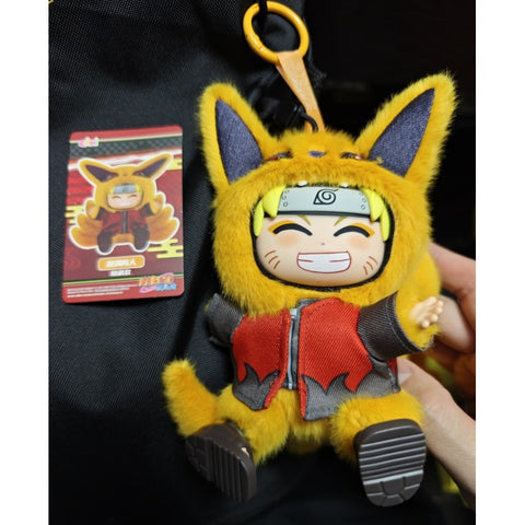 Naruto Uzumaki Naruto Shippuden Cute Beast Sitting Party Plush Doll Blind Box Series: Naruto Uzumaki-Nine Tail (Secret, 1/72)
