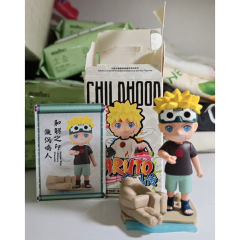 Naruto Uzumaki Naruto Shippuden Childhood Blind Box Series: Unison Sign-Naruto Uzumaki (Secret, 1/144)