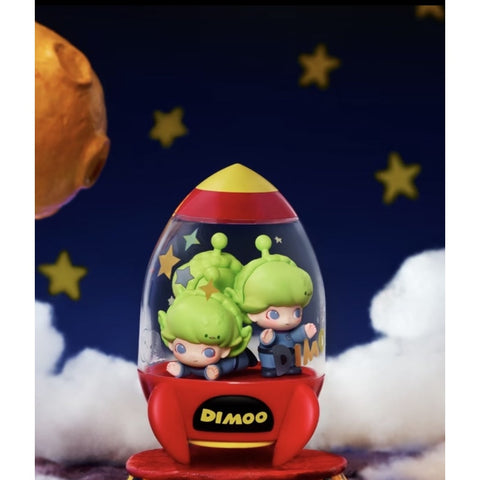 DIMOO WORLD × PIXAR Blind Box Series: Dimoo in Space Crane (Secret, 1/144)