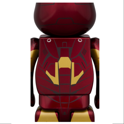 Bearbrick Iron Man Mark III 400% & 100% Be@rbrick 2024 Limited