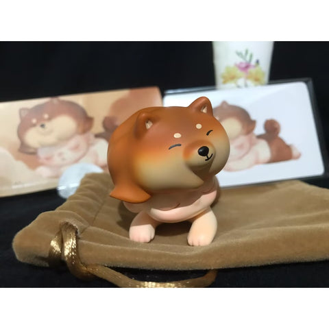 DIMOO Lay Down Shiba Inu Limited Figure