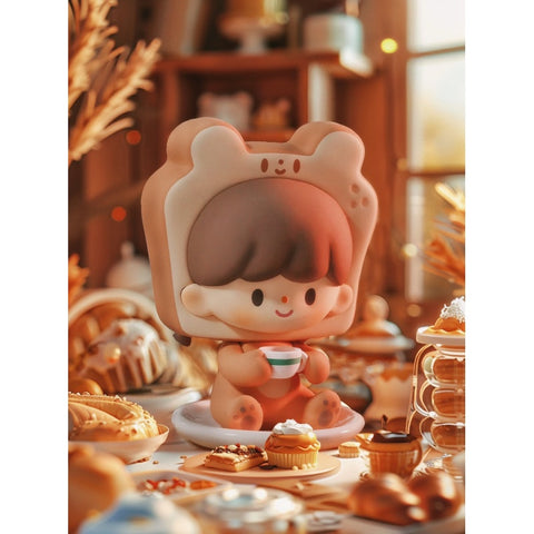 zZoton Naughty Animal City Series Bread Bear