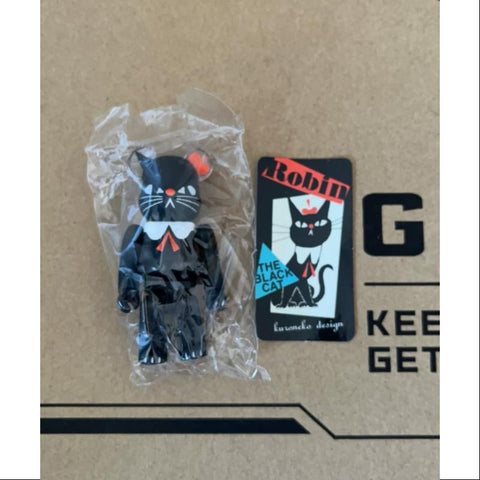 Bearbrick Series 43 ARTIST Robin the Black cat Kuroneko 100%