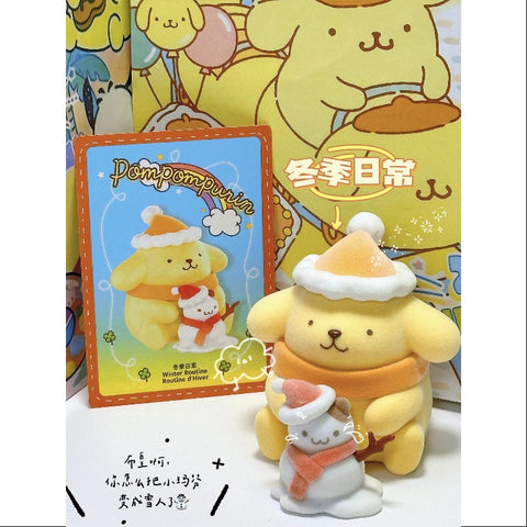 Pompompurin Childhood Four Seasons Series Winter Routine