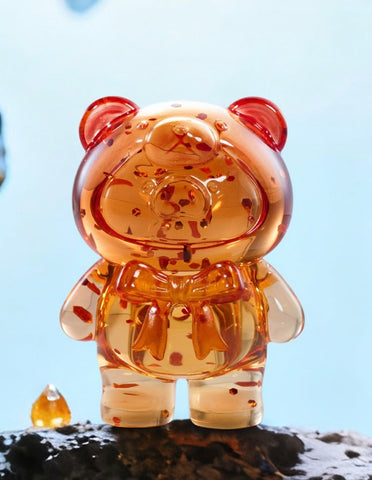 LuLu the Piggy Teddy Mini Ore Collection Blind Bag Series: Golden Sunstone (R 1/20) (Confirmed Style)