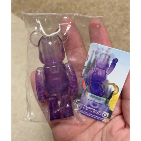 Bearbrick Series 27 JELLYBEAN Purple Bubble 100%