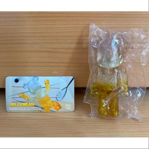 Bearbrick Series 25 JELLYBEAN YELLOW Bubble 100%