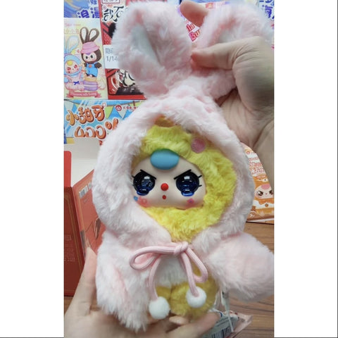 Baby Three I'm Not a Warrior Plush Pendant Series Rabbit Warrior