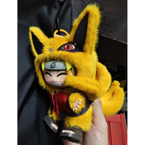 Naruto Uzumaki Naruto Shippuden Cute Beast Sitting Party Plush Doll Blind Box Series: Naruto Uzumaki-Nine Tail (Secret, 1/72)