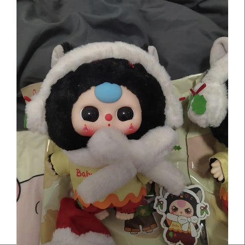 Baby Three 400% Merry Christmas Plush Doll Series Christmas Kitten