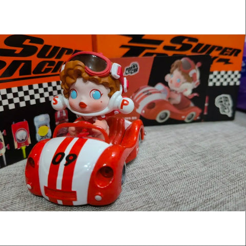 Skullpanda Pop Mart PopCar Super Track Series Skullpanda 70's RACING