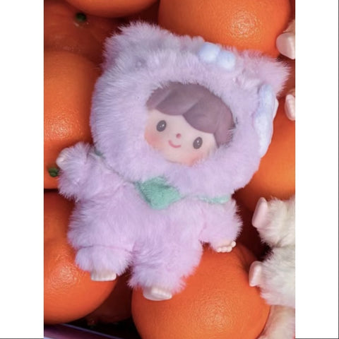 zZoton My little cat Fruit Party Series Thailand limited Vinyl Plush Doll Strawberry Cat zZoton