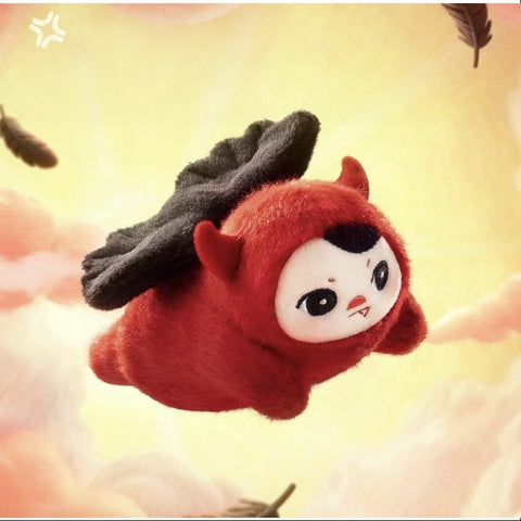 PUCKY Beanie Flying Babies Peluche Pendentif Série Bébé Diable 