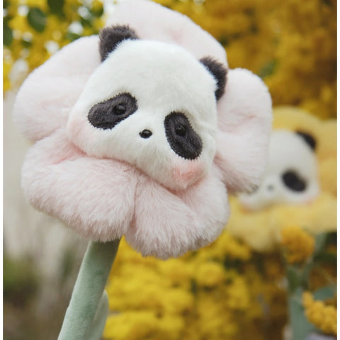 Panda Roll Plush Flower World Blind Box Series: Pink Plush Flower (Confirmed Style)