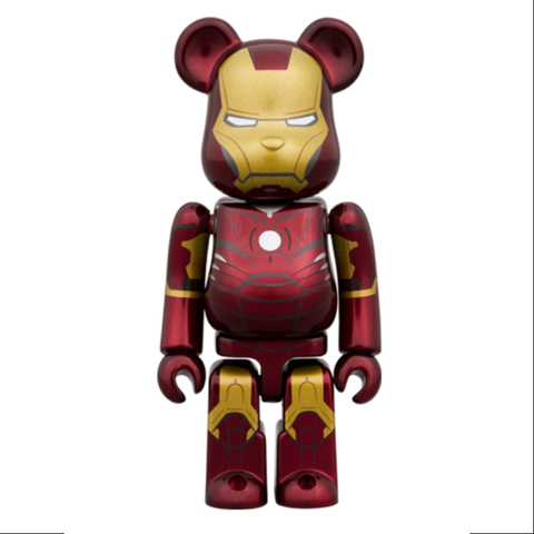 Bearbrick Iron Man Mark III 400% & 100% Be@rbrick 2024 Limited