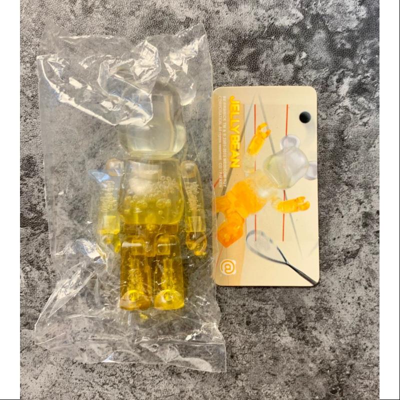 Bearbrick Series 25 JELLYBEAN YELLOW Bubble 100%