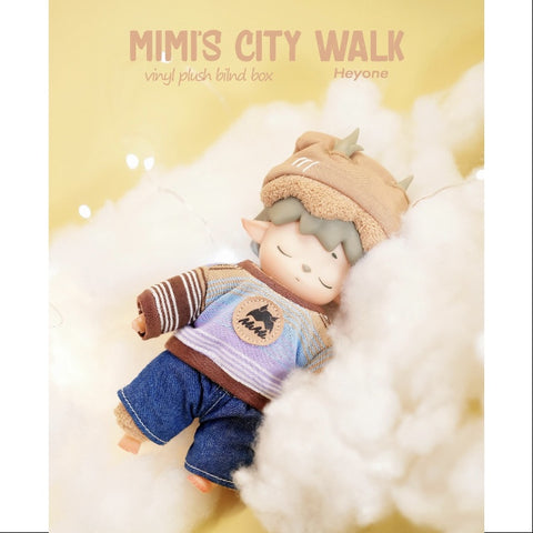 MIMI's City Walk Series Vinyl Plush Pendant Have a Latte