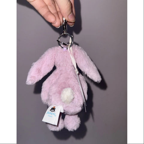 Thistlepop Blossom Luxe Bunny 2025 Shanghai Jellycat Plush Bag Charm