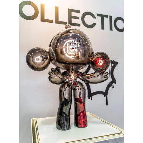 MEGA α SKULLPANDA CLOT 1000% Limited Figurine