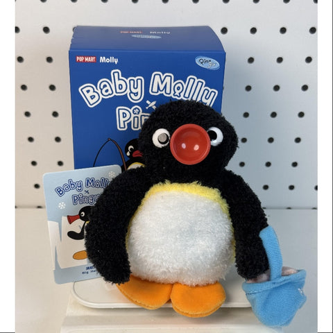 Baby MOLLY Pingu Happy Fishing Series Vinyl Plush Pendant Big Harvest