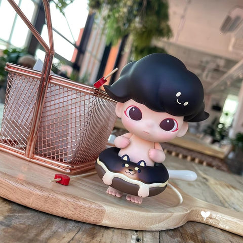 DIMOO Macaron Shiba Inu Limited Figure