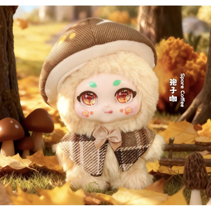 Kimmon Mushroom Castle Plush Blind Box Series: Spore Coffee (Confirmed Style)