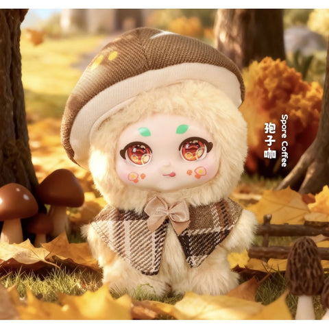 Kimmon Mushroom Castle Plush Blind Box Series: Spore Coffee (Confirmed Style)