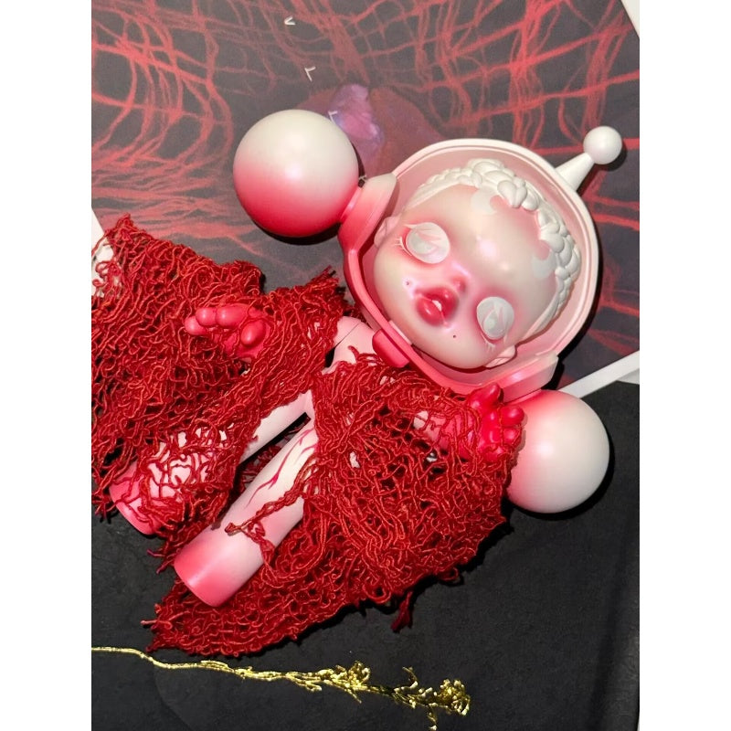 Skullpanda Red Dream Heart Baby Limited Figurine