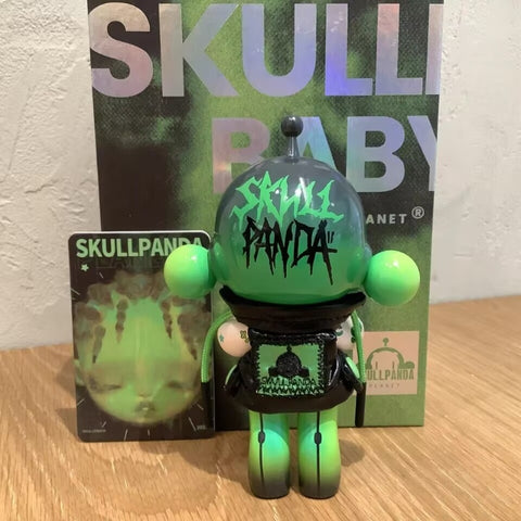 Skullpanda Baby Fantasy Green Limited Figurine