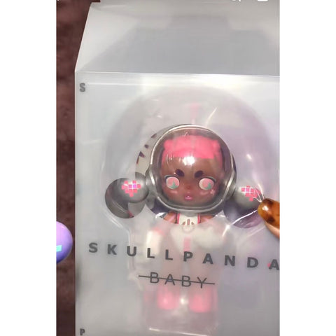 Skullpanda Baby Cyber Pink Limited Figurine