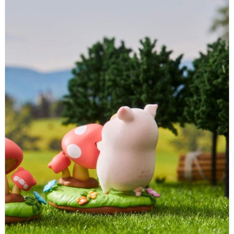 LuLu the Piggy My Sweet Farm Garden Pull Marshroom Limited Red