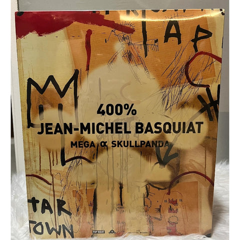 MEGA α SKULLPANDA Jean-Michel Basquiat 400% 001