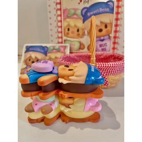 Sweet Bean Cookie Basket Figurine