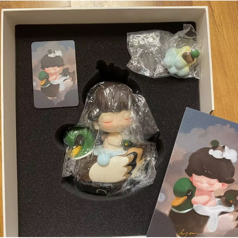 DIMOO Graffiti Duck Limited Figure Green
