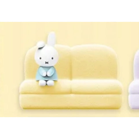 Miffy Sofa Phone Stand Season 2 Blind Box Series: Light Yellow Sofa (Secret, 1/96)