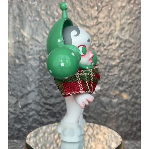 Skullpanda Green Christmas Limited Figurine